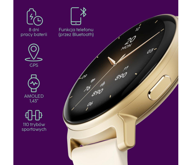 Hama 7020 GPS AMOLED złoty - 1517308 - zdjęcie 20